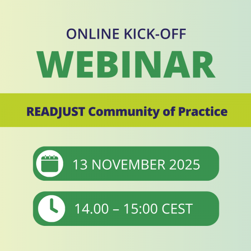 Kick-off Webinar: Introducing the READJUST Community of Practice